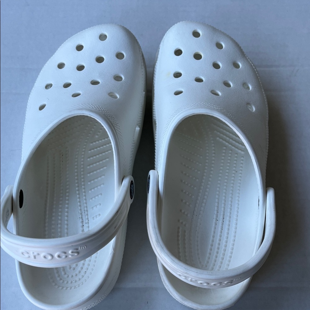 CROCS Slip-On Sandals - White